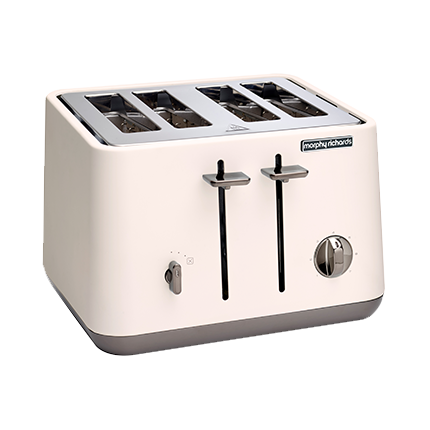 Black Chrome Trim | 'Sneak Peak' Feature | 2 or 4 Slice operation | BPA Free | Cord Storage | Frozen, Reheat & Cancel buttons
