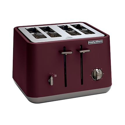 Black Chrome Trim | 'Sneak Peak' Feature | 2 or 4 Slice operation | BPA Free | Cord Storage | Frozen, Reheat & Cancel buttons