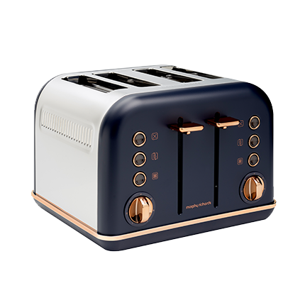 Rose Gold Trim Details | High-Lift | 2 or 4 slice operation | Frozen, Reheat & Cancel buttons | Non-Slip Feet