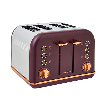 Rose Gold Trim Details | High-Lift | 2 or 4 slice operation | Frozen, Reheat & Cancel buttons | Non-Slip Feet