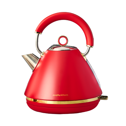 Morphy Richards Venture Pyramid Kettle Red