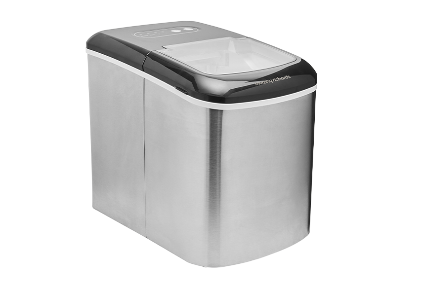 Large viewing window | Easy to use control panel | Two Ice Cube sizes | Make up to 15kg Ice in 24 hours | Bullet Shaped Ice