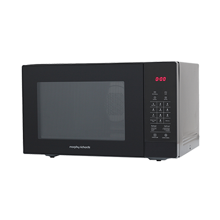 Sleek Full Black Glass Door | Smart Defrost Function | Express Cooking | 10 Auto Cooking Menu | Microwave, Grill & Convection Cooking | 34L Capacity