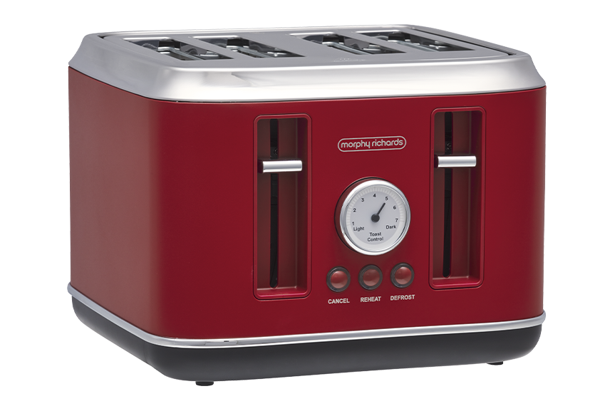 High lift | 2 or 4 slice operation | Variable browning | Compliments the Belling Colour Boutique Deluxe Cooker range| Chilli Red