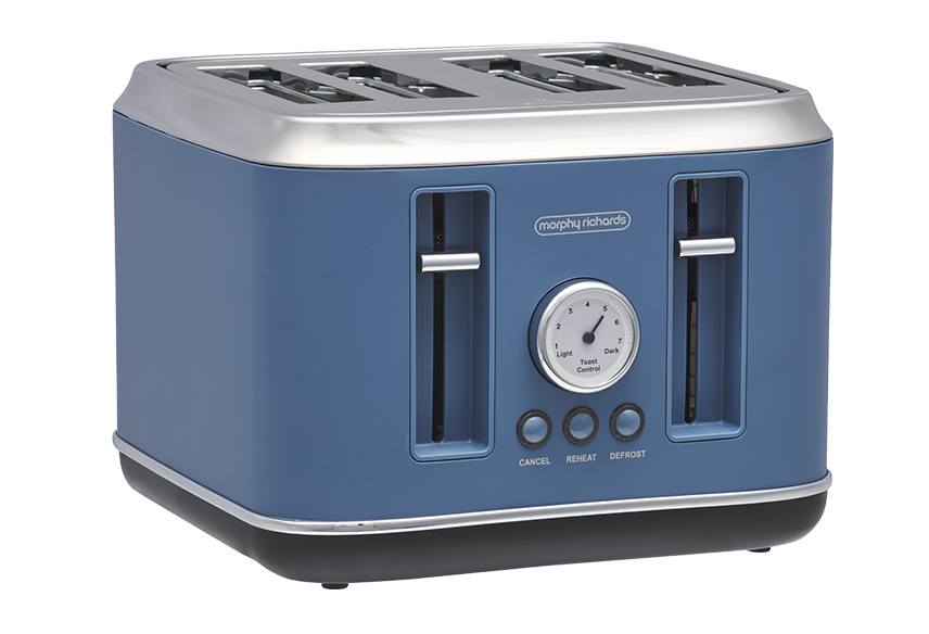 High lift | 2 or 4 slice operation | Variable browning | Compliments the Belling Colour Boutique Deluxe Cooker range| Thunder Blue